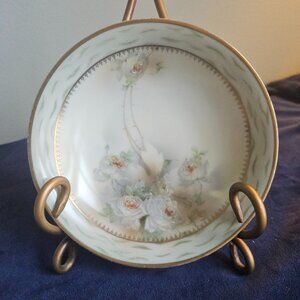 ANTIQUE ERDMANN SCHLEGELMILCH PRUSSIAN DESSERT PLATE